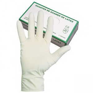 Guantes de Látex desechable...